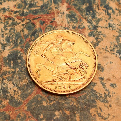 2626 - Coins - Victorian Sovereign, 1896