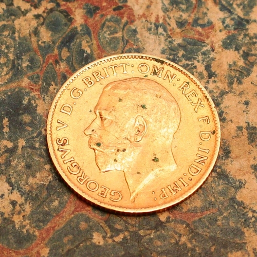 2619 - Coins - George V half sovereign, 1911