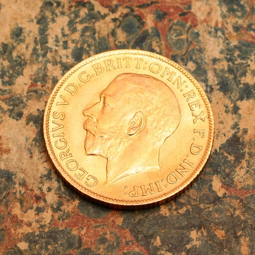 2620 - Coins - George V gold sovereign, 1911