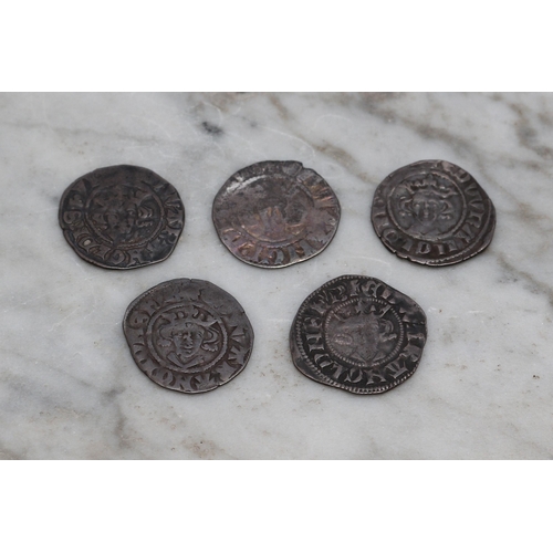 2613 - Coins - An Edward II (1307-1327) silver penny, Durham; another; an Edward I (1272-1307) silver penny... 