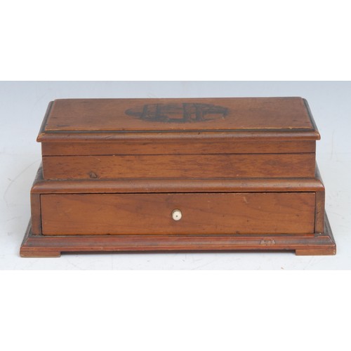 1845 - A late 19th century transfer printed desk top writing companion, by Hogarth & Hayes, Keswick, Cumber... 