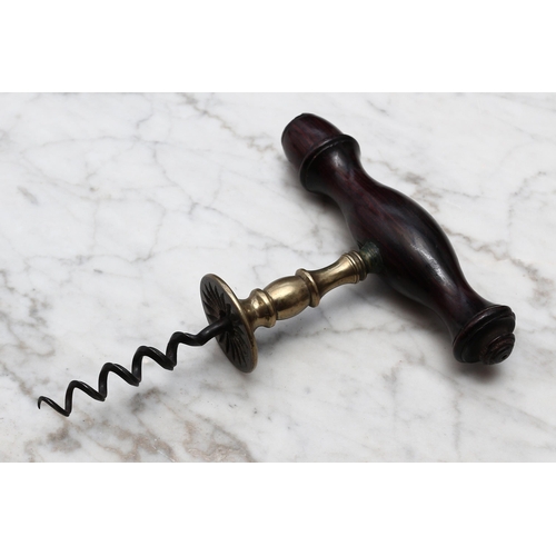 2428 - Helixophilia - a 19th century Redfern's patent type direct-pull corkscrew, by Joseph Rodgers & Sons,... 