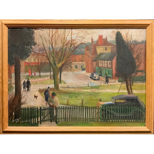 1131 - Mary Hoad (British, 1908-1968) 
Hardenden in Winter 
signed lower left, dated 1950, oil on canvas, s... 