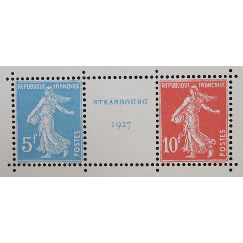 2658 - Stamps - France 1927 Strasbourg Exposition Phil International M/S fine used, CH £1600. small hinge m... 