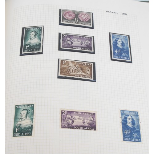 2656 - Stamps - four Senator stamp albums, containing South African and Colonies, early 1990's and later, i... 