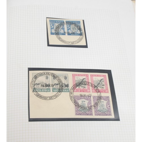 2656 - Stamps - four Senator stamp albums, containing South African and Colonies, early 1990's and later, i... 