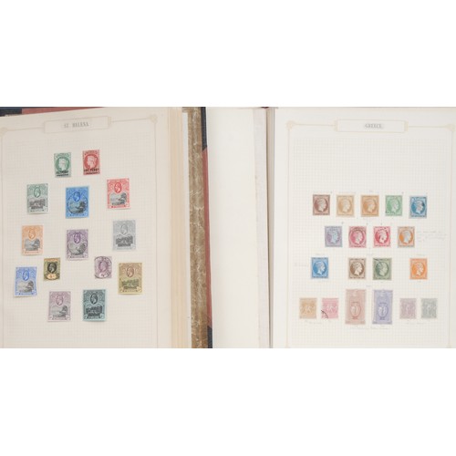 2680 - Stamps - two Paragon loose leaf stamp albums, containing mint and used stamps from British Commonwea... 