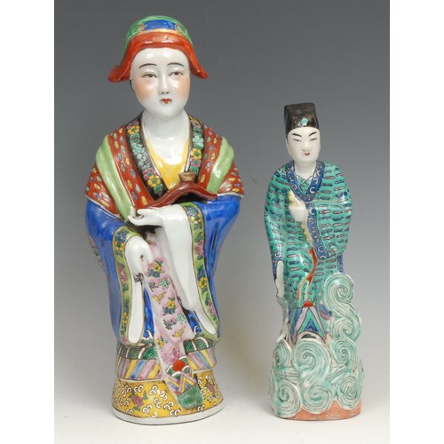 427 - A pair of Chinese figures, Republic period, early 20th century (2)