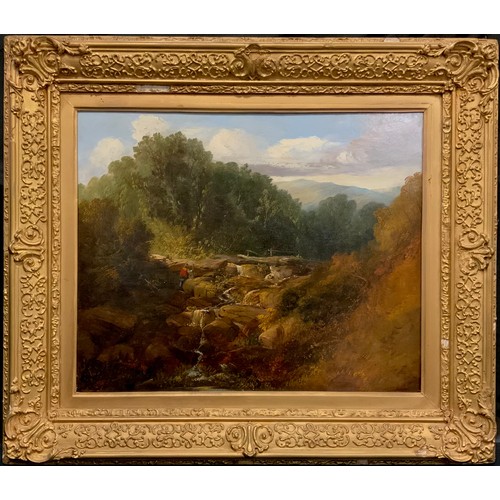 1163 - Henry Smyth (English, active 1800-1873), Llangollen, signed and titled verso, oil on canvas, 45cm x ... 