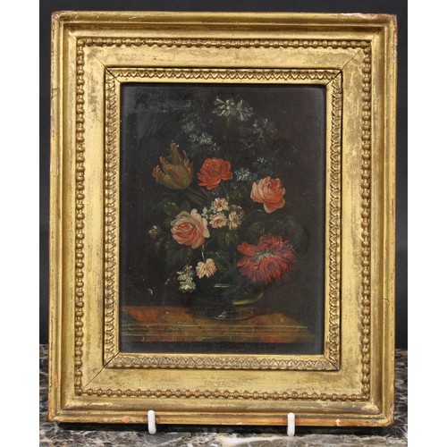 1058 - Dutch School (19th century)
Still Life, Flowers in a Glass Bowl
oil on panel, 16cm x 12cm