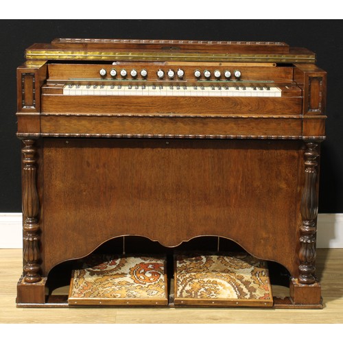 2554 - A 19th century French harmonium, new patent model, by Alexandre et Fils, Paris, retailed by Chappell... 