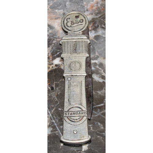 2156 - Automobilia - Petroliana - Machirology - an early 20th century novelty advertising penknife, as an E... 