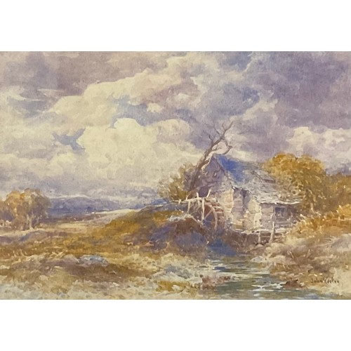 1040 - John Keeley (1849 - 1930)
A Moorland Mill
signed, watercolour, 25cm x 36cm