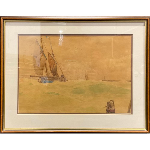 992 - English School (early 20th century)
Fishing Boat
watercolour, 32.5cm x 47cm