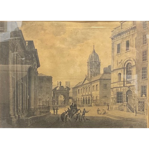 1042 - John Samuel Templeton (fl.1819 - 1857)
Bedford Tower & Gate of the Upper Court, Dublin Castle
inscri... 