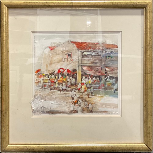 1149 - Yap Chin Hoe, Malaysian (bn. 1970)
At the Market
watercolour, 37cm x 40cm