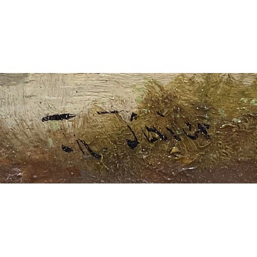 1185 - John Paier (20th century)
Herding Cattle
signed, oil on panel, 17cm x 31cm