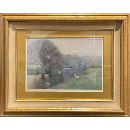 1141 - Thomas MacKay (1851-1920)
In The Morning,
signed, dated 97, watercolour, 21cm x 31.5cm