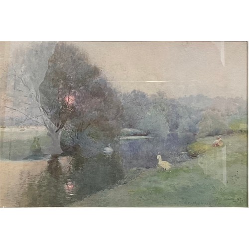 1141 - Thomas MacKay (1851-1920)
In The Morning,
signed, dated 97, watercolour, 21cm x 31.5cm