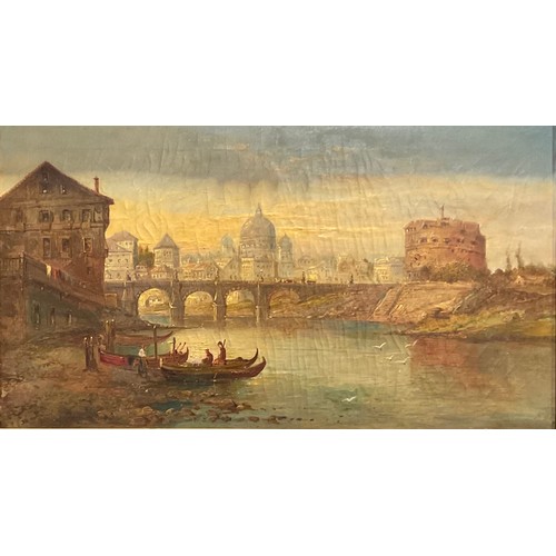 1169 - Italian School (19th century)
Rome
oil on canvas, 44cm x 80cm