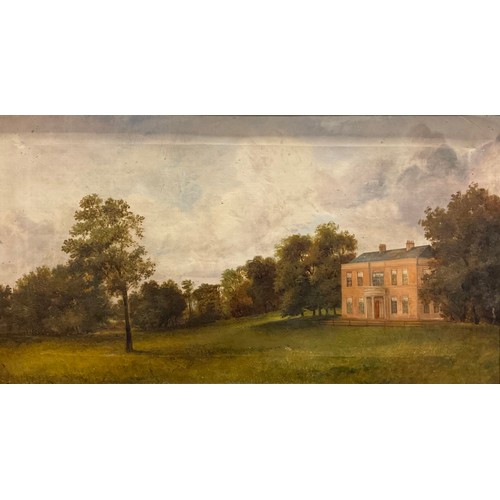 1111 - English School (early 20th century)
Country House in Parkland
oil on canvas, 35cm x 65cm