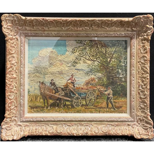 969 - C. A. Owen, Irish (20th century)
Gathering the Harvest, County Wicklow
signed, oil on board, 29cm x ... 