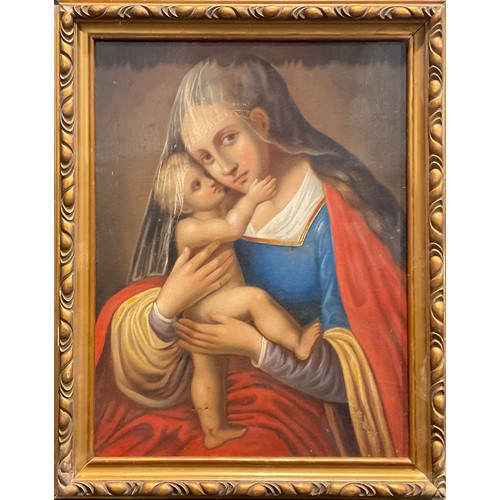 1010 - Continental School (19th century)
Madonna and Child
oil on canvas, 48cm x 36cm