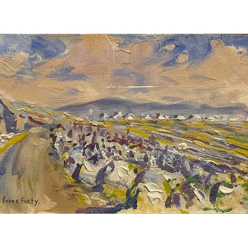 1124 - Frank Forty (1902–1996)
County Wicklow
signed, oil on board, 16.5cm x 23cm