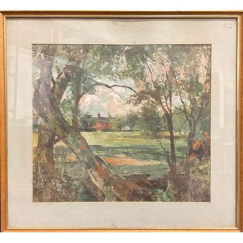 1206 - Victor Askew (1909-1974)
Through the Trees
signed, oil, 45cm x 51cm