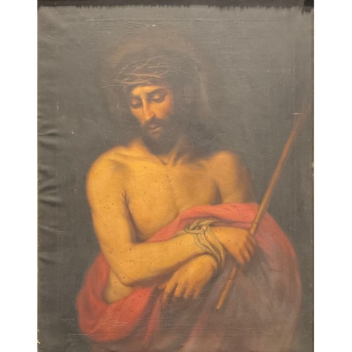 1003 - After Bartolomé Esteban Murillo (19th century)
Christ
oil on canvas, 90cm x 70cm