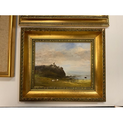 55 - G. E. Woods (British, second half 20th century), Dunvegan Loch, Skye, signed, oil on board, 35.5cm x... 