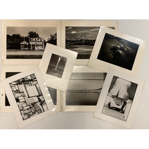 108 - Richard Baron -  eight 20th century fine art gelatin photograph prints, including, Cafe Iowa, and El... 