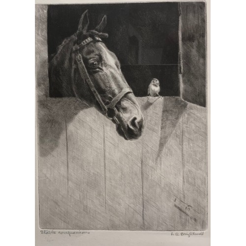 139 - Leonard Robert Brightwell (1889 - 1962), by and after, Stable Companions, signed in pencil to margin... 