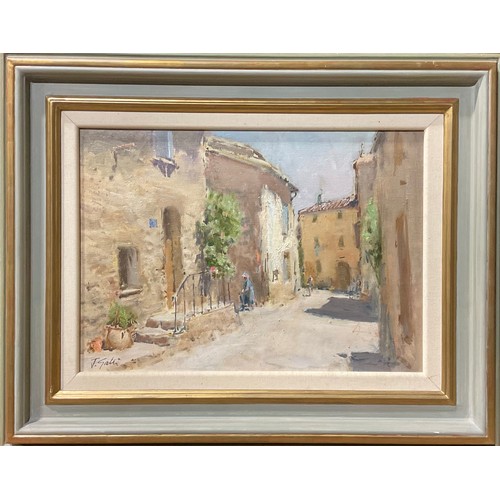 1176 - Jacques Gatti (1927 - 2015) 
Plan-de-la-Tour 
signed, oil on canvas, 33.5cm x 48cm.