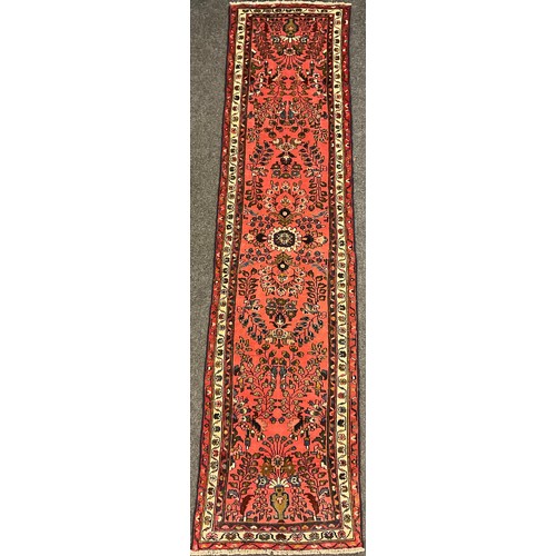 271 - A Central Persian Sarouk Runner, 295cm x 70cm.