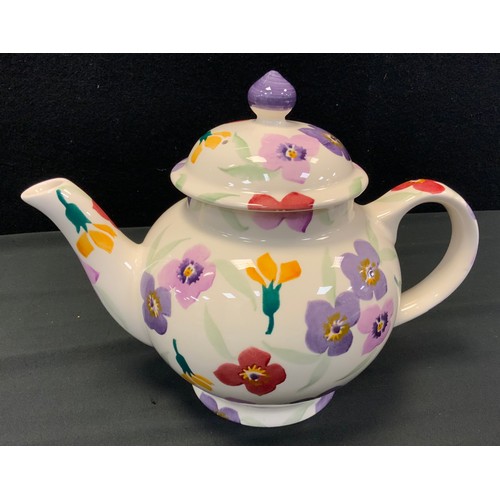 293 - A Emma Bridgewater ‘Wallflower Gallon’ tea pot, 20cm high