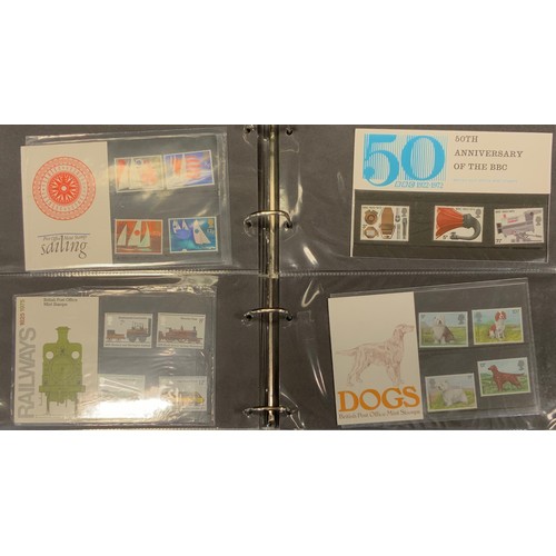 339 - Album of GB pre and post decimal presentation packs