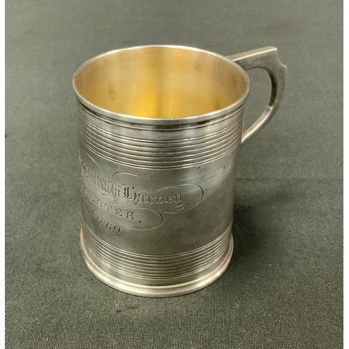 388 - A Victorian silver Christening mug, London 1864