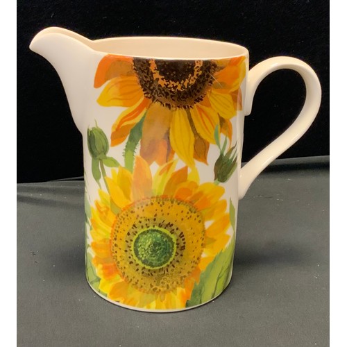 184 - A Emma Bridgewater ‘Early Summer’ sunflower jug, 20cm high