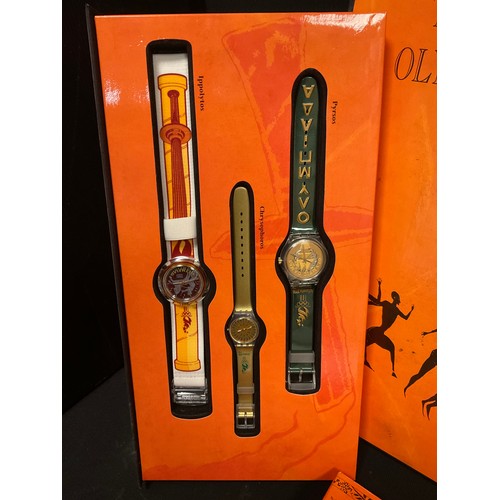 62 - A Limited Edition Swatch Centennial Olympic Games Collection For Honour and Glory boxed set, Atlanta... 