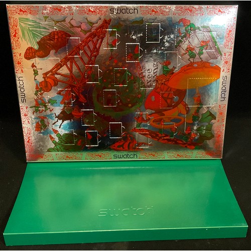 63 - A Swatch Limited Edition GZ900 Seasons Greetings Advent Calendar,  Issued in 1997 as a limited editi... 