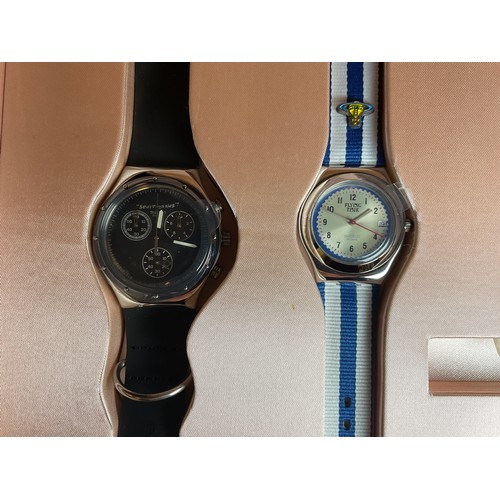 67 - A Vivienne Westwood for Swatch Limited Edition Flying Time Watch Collection, issued 2001, in a speci... 