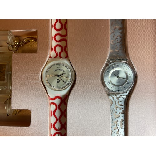 67 - A Vivienne Westwood for Swatch Limited Edition Flying Time Watch Collection, issued 2001, in a speci... 