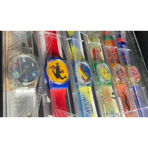 70 - Swatch Artist collection wristwatches, Spring/Summer 1996 comprising Constantin Boym GK214 Lens Heav... 