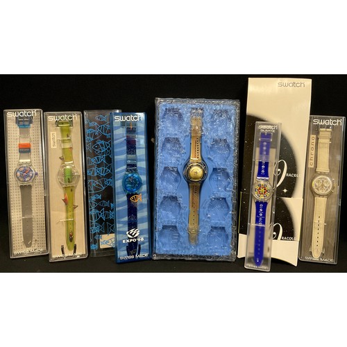 74 - Swatch - limited Edition GZ902 Sparkling Life, 14185/30000, SCK400 Whipped Cream, GK267 Piquant, SSK... 