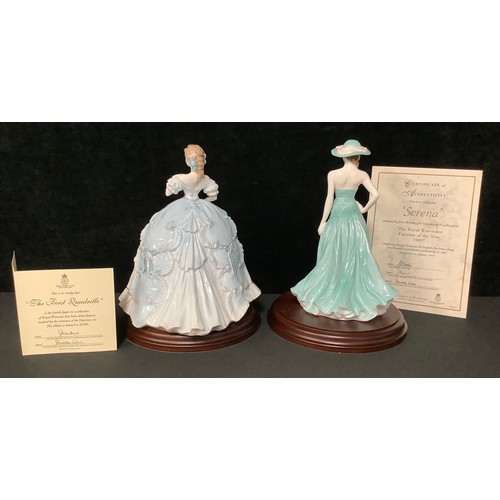 5090 - A Royal Worcester figure, The First Quadrille, for Compton & Woodhouse, limited edition 8,254/12,500... 