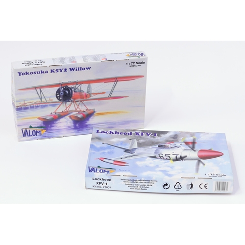 7074 - Model Making, Aviation Interest, The Late John Burgess Collection of Model Kits - Valom 1:72 scale k... 