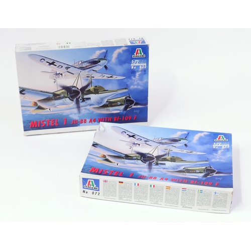 7073 - Model Making, Aviation Interest, The Late John Burgess Collection of Model Kits - two Italeri 1:72 s... 