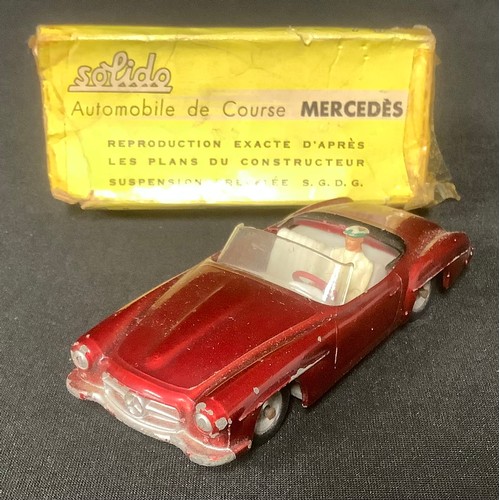 5200 - Toys & Juvenalia - Solido Mercedes-Benz 190SL cabriolet, boxed