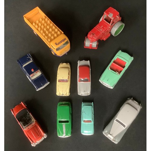 5214 - Toys & Juvenalia - a collection of unboxed die-cast models, mostly Dinky Toys including 132 Packard;... 